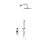 KIT INCASSO DOCCIA INOX Ø 25 cm - PLANA - Cromo