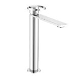 MISCELATORE MONOCOMANDO LAVABO PROLUNGATO CON BOCCA LUNGA - SKAT - Cromo