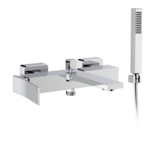 MISCELATORE MONOCOMANDO ESTERNO VASCA CON DEVIATORE AUTOMATICO E KIT DOCCIA – TANIK