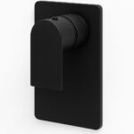 MISCELATORE MONOCOMANDO INCASSO DOCCIA "1/2" - PLANA - Nero