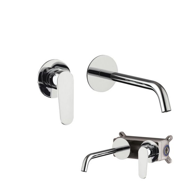 MISCELATORE MONOCOMANDO INCASSO LAVABO CON CASSETTA SENZA SCARICO – PRAE