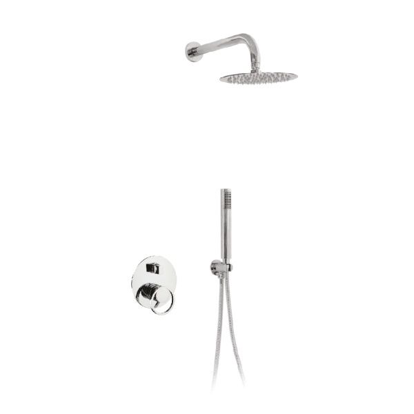 KIT INCASSO DOCCIA INOX Ø 25 cm – SKAT