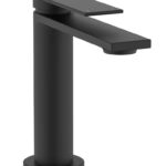 MISCELATORE MONOCOMANDO LAVABO - PLANA - Nero