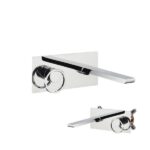 MISCELATORE MONOCOMANDO INCASSO LAVABO CON CASSETTA SENZA SCARICO – SKAT - Cromo