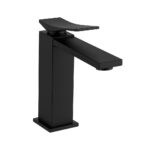 MISCELATORE MONOCOMANDO LAVABO – TANIK - Nero