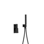 KIT INCASSO DOCCIA INOX Ø 25 cm –  TANIK - Nero