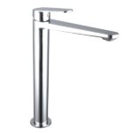 MISCELATORE MONOCOMANDO LAVABO PROLUNGATO CON BOCCA LUNGA – PRAE - Cromo