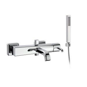 MISCELATORE MONOCOMANDO ESTERNO VASCA CON DEVIATORE AUTOMATICO E KIT DOCCIA – LUI