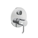 MISCELATORE MONOCOMANDO INCASSO DOCCIA CON DEVIATORE CERAMICO – LEI - Cromo