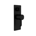 MISCELATORE MONOCOMANDO INCASSO DOCCIA CON DEVIATORE CERAMICO – LUI - Nero