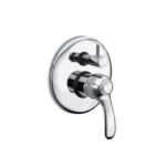 MISCELATORE MONOCOMANDO INCASSO DOCCIA CON DEVIATORE CERAMICO – GRANGE - Cromo