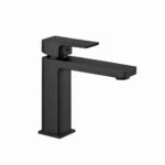 MISCELATORE MONOCOMANDO LAVABO – KUOVADIS - Nero