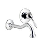 MISCELATORE MONOCOMANDO INCASSO LAVABO CON BOCCA SENZA SCARICO – NYNA - Cromo
