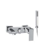 MISCELATORE MONOCOMANDO ESTERNO VASCA CON DEVIATORE E KIT DOCCIA – KUOVADIS - Cromo