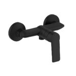 MISCELATORE MONOCOMANDO ESTERNO DOCCIA CON ATTACCO "1/2" – DRAKE - Nero