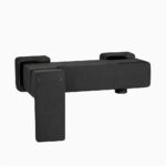 MISCELATORE MONOCOMANDO ESTERNO DOCCIA CON ATTACCO "1/2" – KUOVADIS - Nero