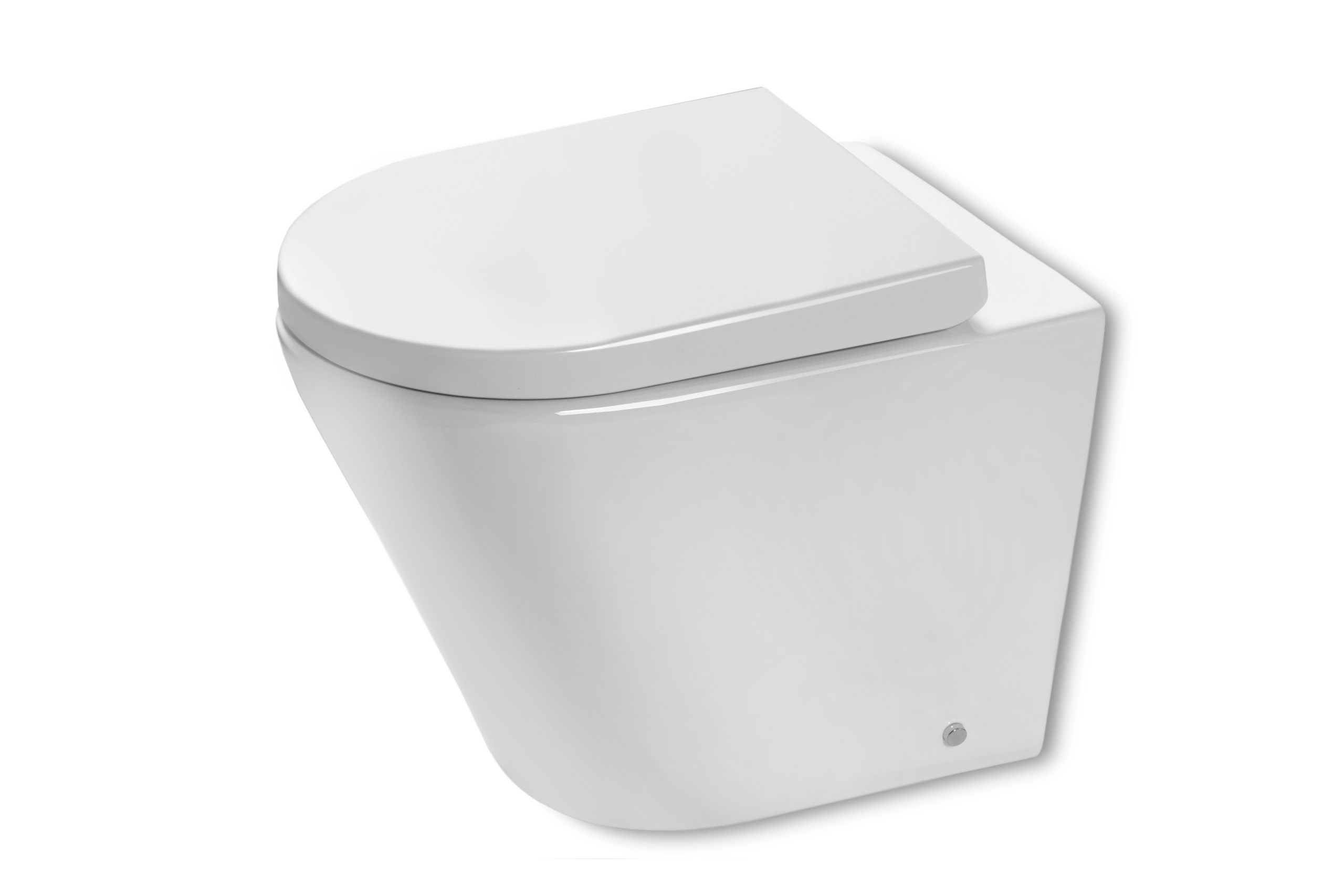 VASO IGIENICO TONDO A PAVIMENTO, FILO PARETE - SERIE ZADA