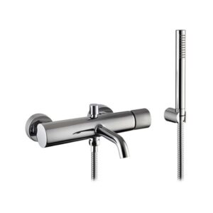 MISCELATORE MONOCOMANDO ESTERNO VASCA CON DEVIATORE AUTOMATICO E KIT DOCCIA – LEI EVOLUTION