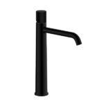 MISCELATORE MONOCOMANDO LAVABO PROLUNGATO CON BOCCA LUNGA – LEI EVOLUTION - Nero