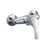 MISCELATORE MONOCOMANDO ESTERNO DOCCIA CON ATTACCO “1/2” – LOE - Cromo