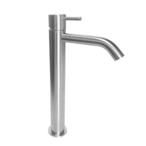 MISCELATORE MONOCOMANDO LAVABO PROLUNGATO CON BOCCA LUNGA – ACCIARIUM