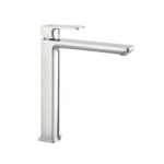 MISCELATORE MONOCOMANDO LAVABO PROLUNGATO CON BOCCA LUNGA – TIMELESS - Cromo