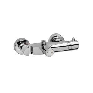 MISCELATORE TERMOSTATICO ESTERNO DOCCIA CON CARTUCCIA DEVIATRICE E DOPPIA USCITA “1/2” – ART. 5417S