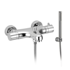 MISCELATORE TERMOSTATICO MONOBLOCCO CON DEVIATORE AUTOMATICO E KIT DOCCIA - ART. 5406