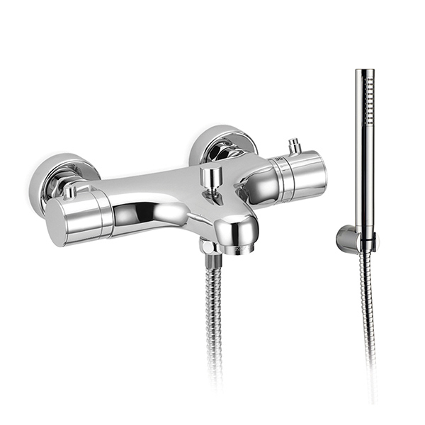 MISCELATORE TERMOSTATICO MONOBLOCCO CON DEVIATORE AUTOMATICO E KIT DOCCIA - ART. 5406