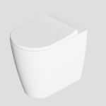VASO IGIENICO TONDO A PAVIMENTO – SERIE HIDE ROUND - ALICE CERAMICA - BIANCO matt