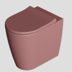 VASO IGIENICO TONDO A PAVIMENTO – SERIE HIDE ROUND - ALICE CERAMICA - TABASCO lucido