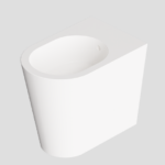 BIDET IGIENICO TONDO A PAVIMENTO – SERIE HIDE ROUND – ALICE CERAMICA - BIANCO lucido