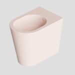 BIDET IGIENICO TONDO A PAVIMENTO – SERIE HIDE ROUND – ALICE CERAMICA - ROSA matt